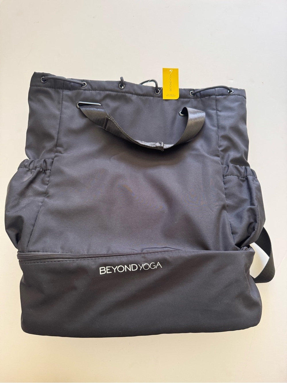 NWT Beyond Yoga Black Convertible Gym Bag